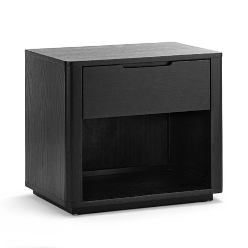 Marcus 1 Drawer Bedside Table, Black