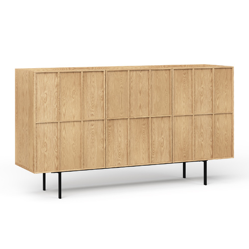 Linea 160cm Sideboard Cabinet, Natural Oak