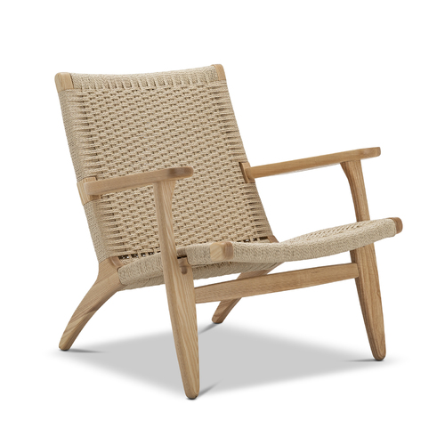 Miles Ashwood Easy Lounge Chair, Natural